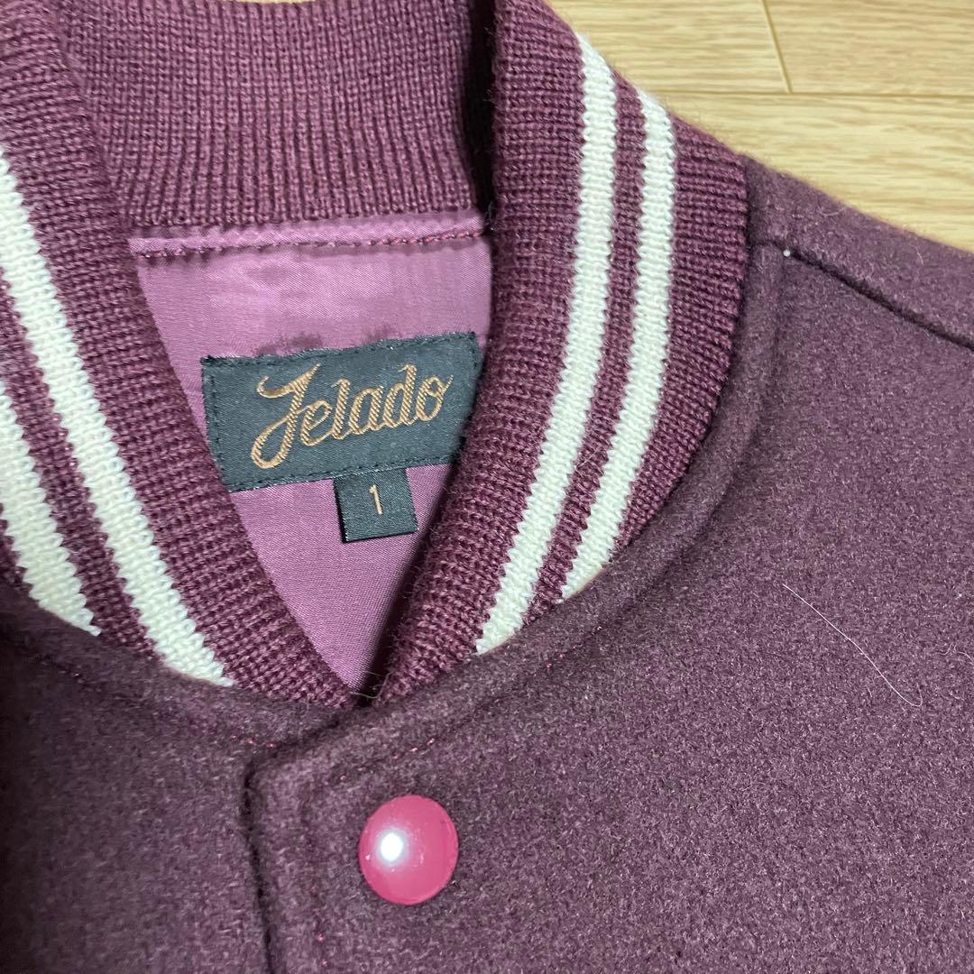 00s ジェラード　jelado スタジャン　アワードジャケット　本革　レザー