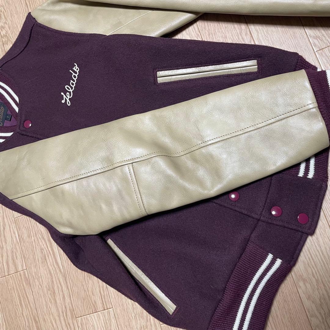 00s ジェラード　jelado スタジャン　アワードジャケット　本革　レザー