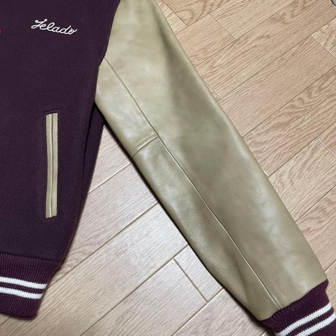 00s ジェラード　jelado スタジャン　アワードジャケット　本革　レザー