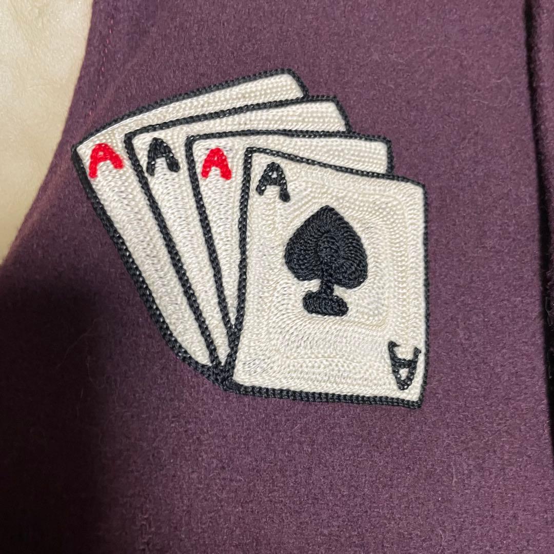 00s ジェラード　jelado スタジャン　アワードジャケット　本革　レザー