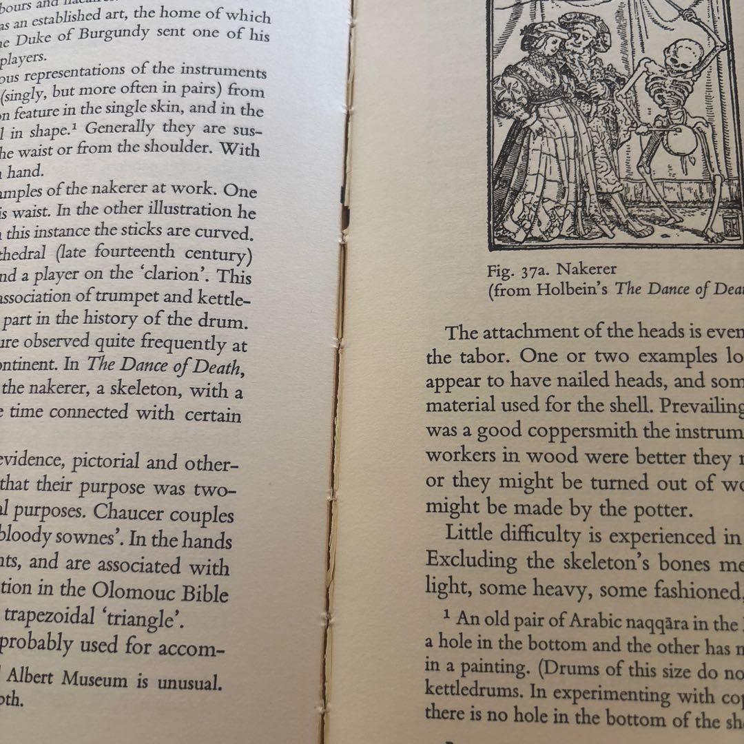 音楽書　　打楽器とその歴史