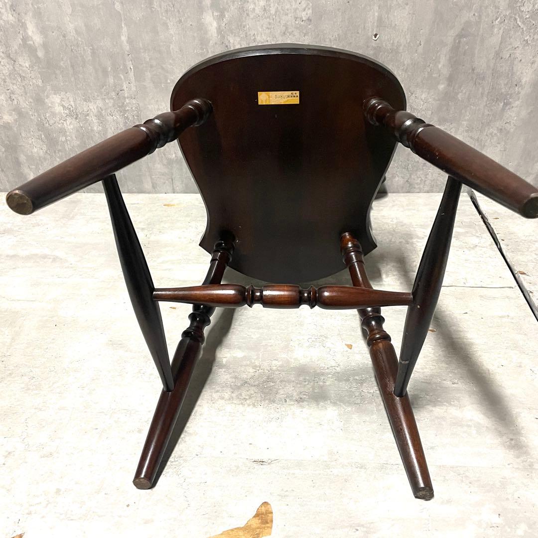 Bubu  松本民芸家具 SP型 スピンドルチェア② 銘入り