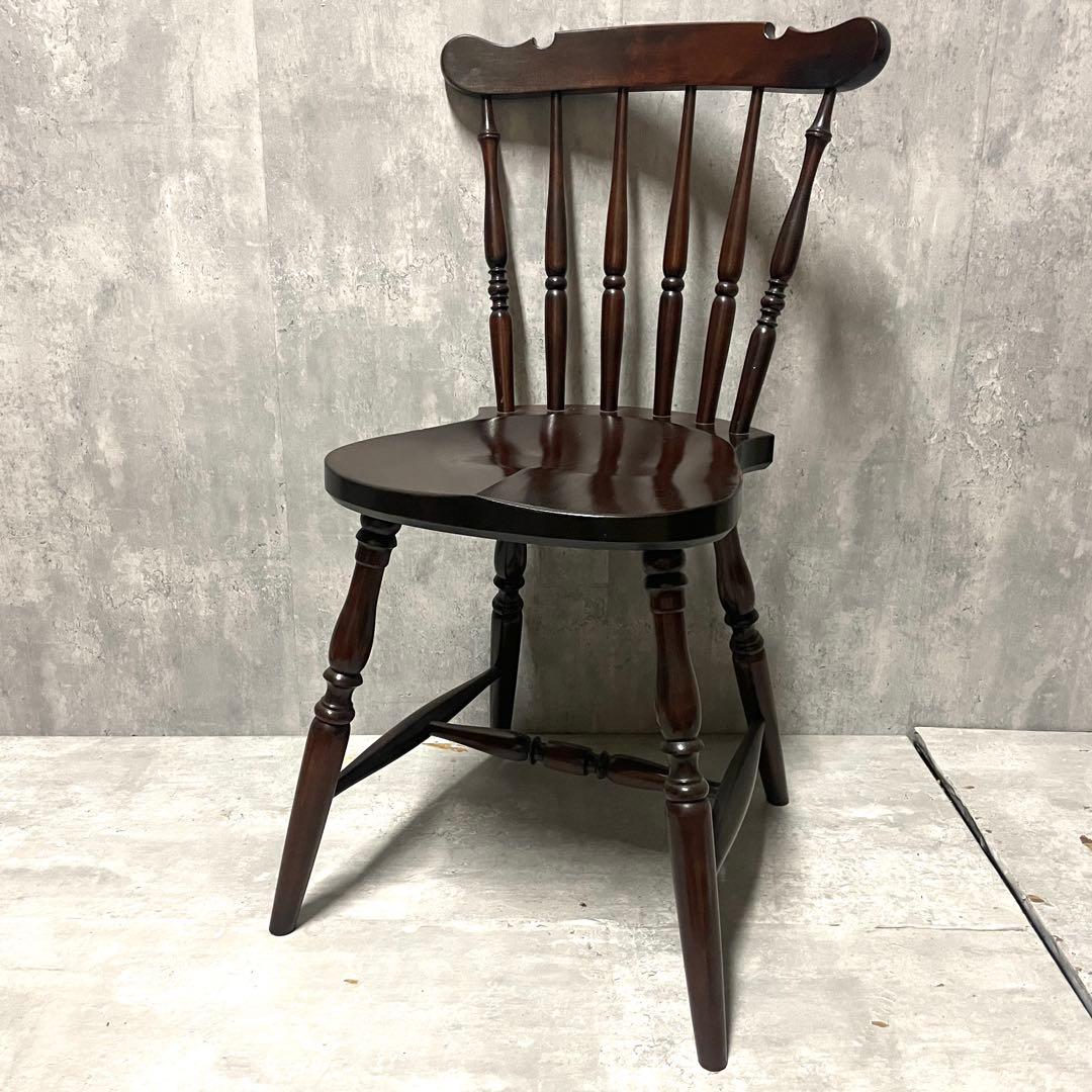 Bubu  松本民芸家具 SP型 スピンドルチェア② 銘入り