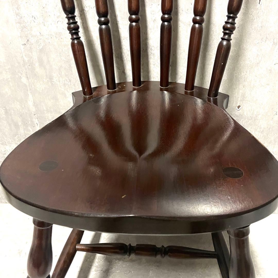 Bubu  松本民芸家具 SP型 スピンドルチェア② 銘入り