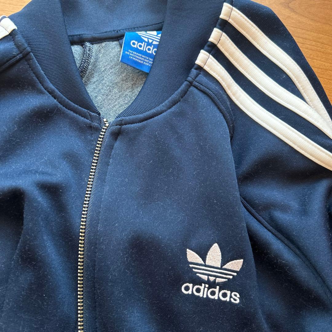 adidas ジャージ上下セット ネイビー サイズO