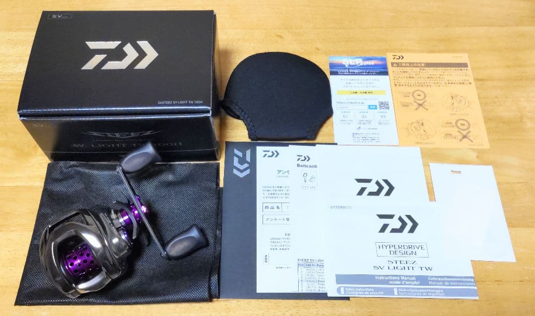 26スティーズ SV LIGHT TW 100H（右）KTF フィネススプール