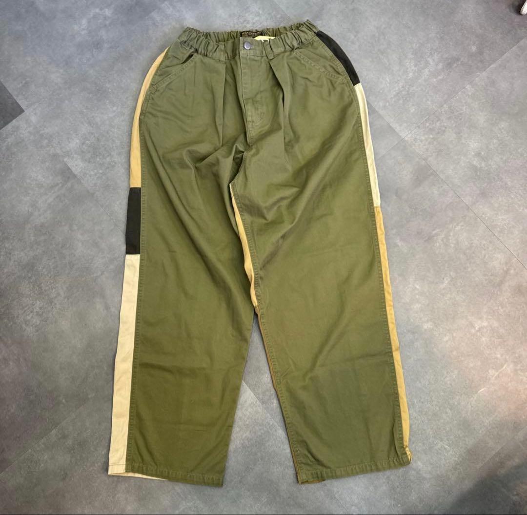 美品❤大幅値下げ最終特価❤DENIM DUNGAREE 2トーンパンツ02