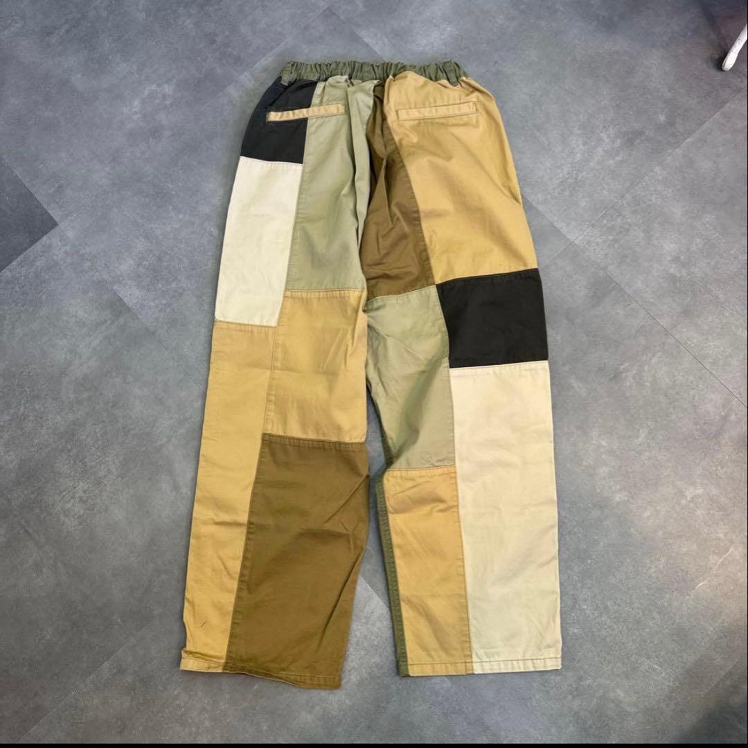 美品❤大幅値下げ最終特価❤DENIM DUNGAREE 2トーンパンツ02