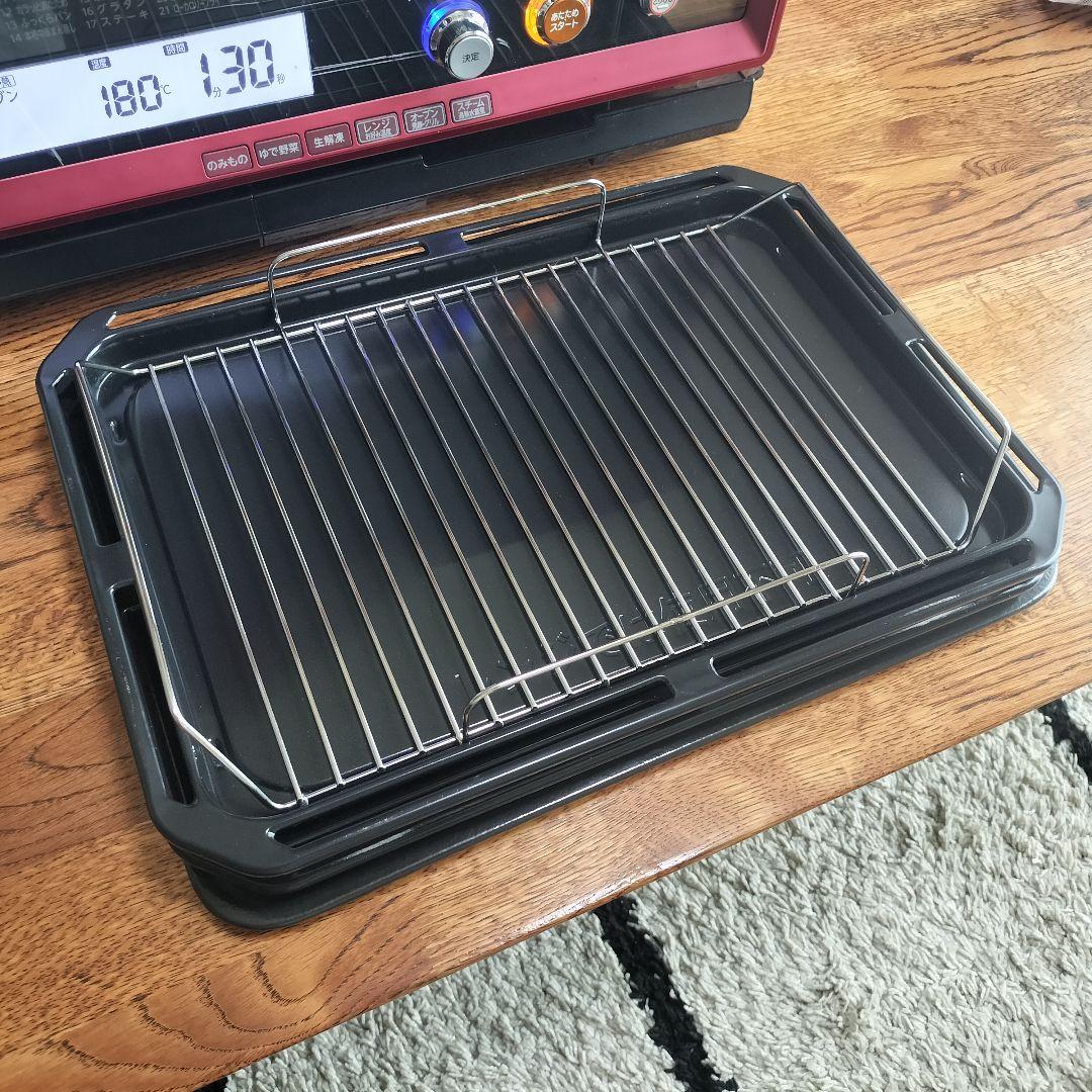 【使用僅か】 東芝 石窯ドーム ER-JD510 赤 スチーム オーブンレンジ