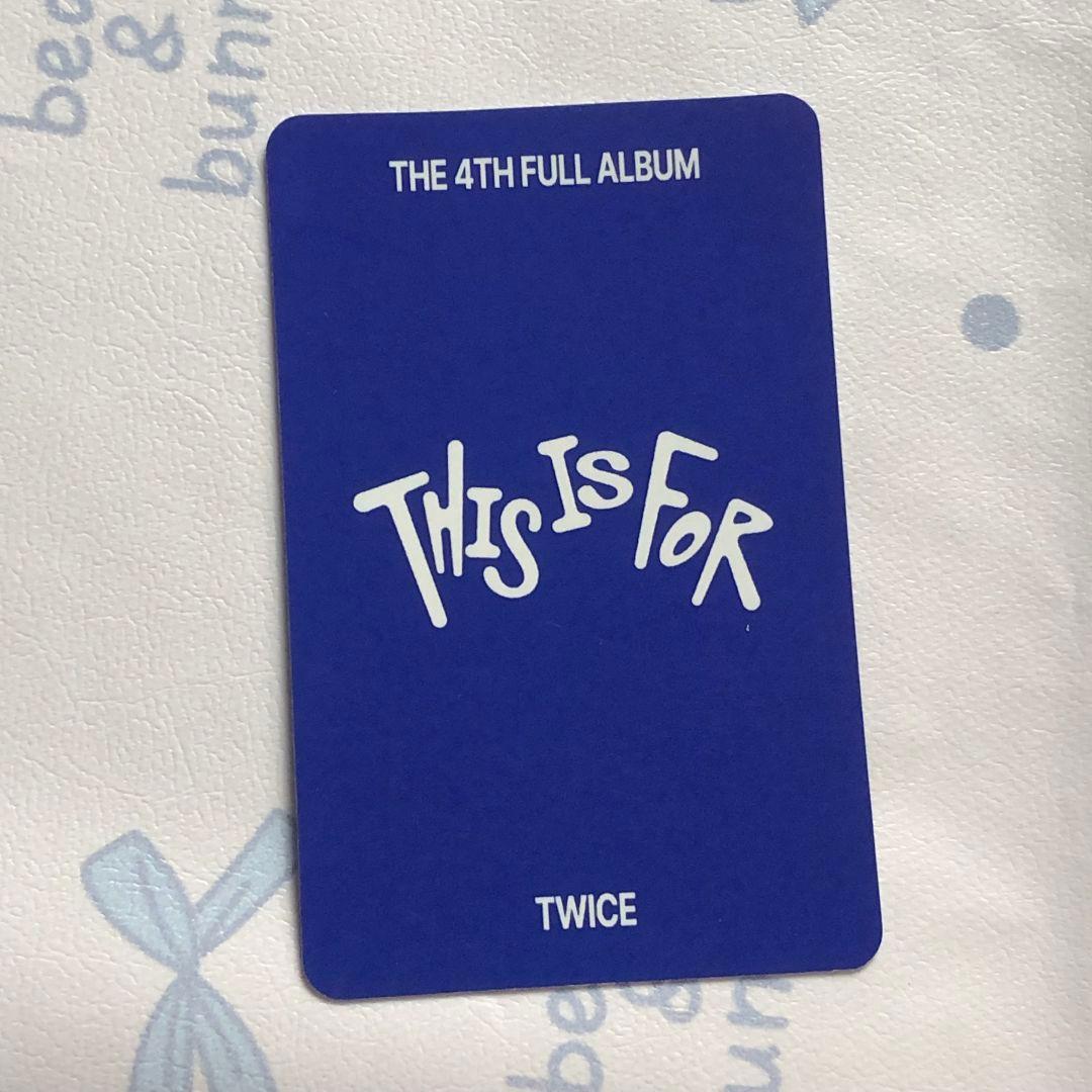 TWICE 特典 限定 モモ THIS IS FOR 事前収録 トレカ