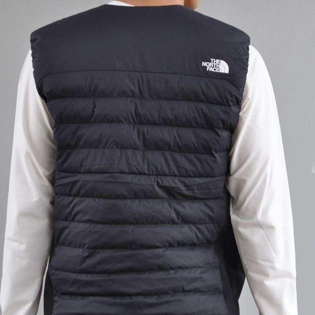 【新品】Ｍ　ノースフェイス レッドランベスト ブラック NY82577