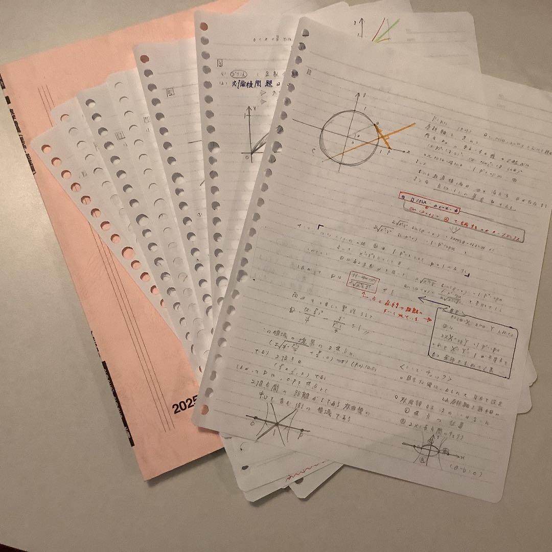 数学特講（理系・完成編） 2025/2026 授業プリ&授業メモ）講師:杉山義明