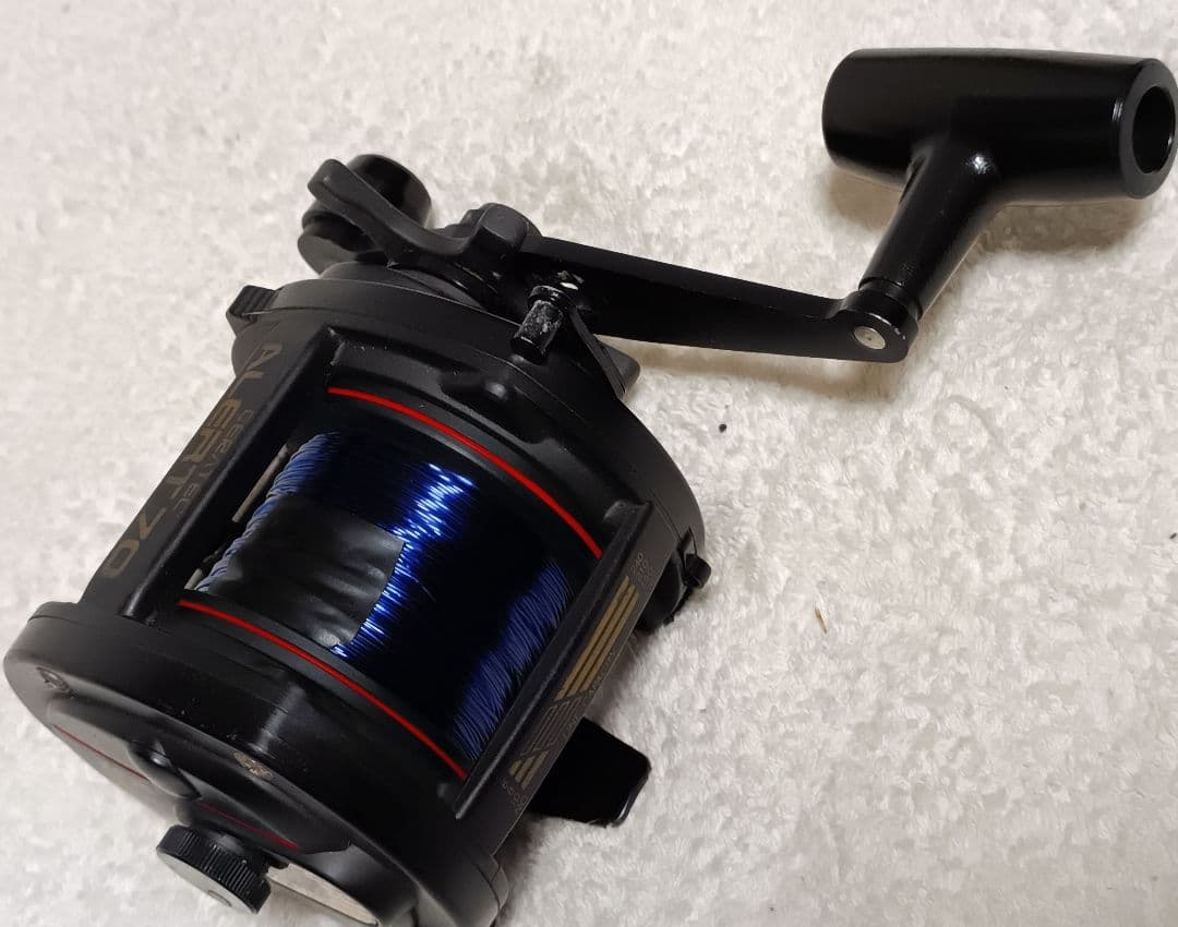 リョービカーボテックアラート70両軸リール！新品ラインカラード付レア品