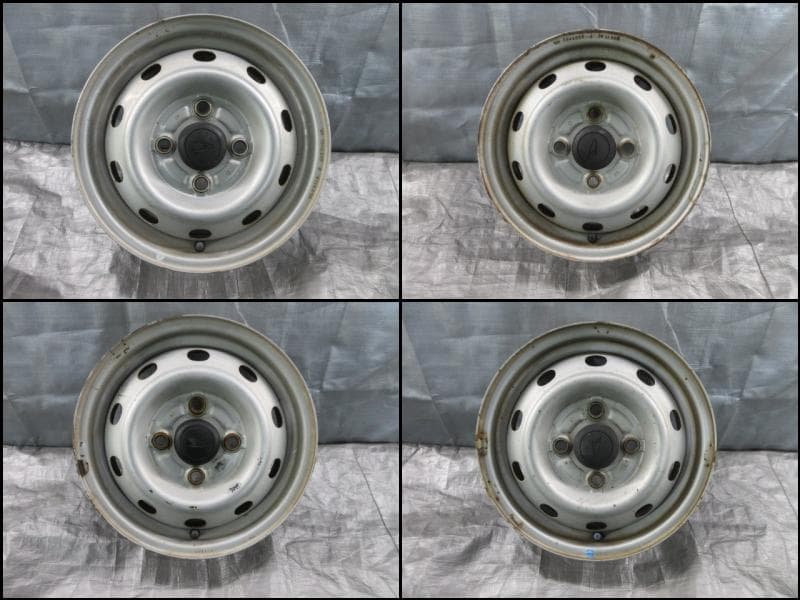 ダイハツ純正ホイール　12×4.00B　4H/100　4本　ハイゼットトラック