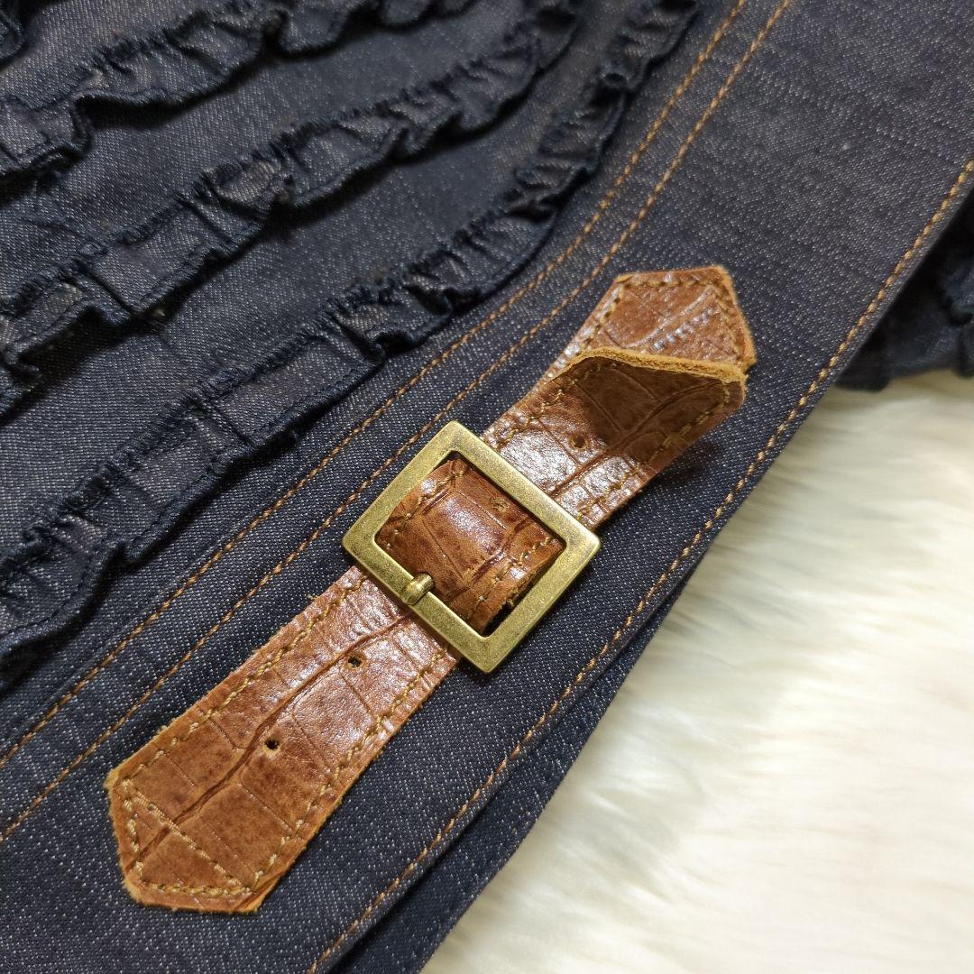 SALE　⚜️カネコ イサオ KANEKO ISAO⚜️フリル　デニムジャケット