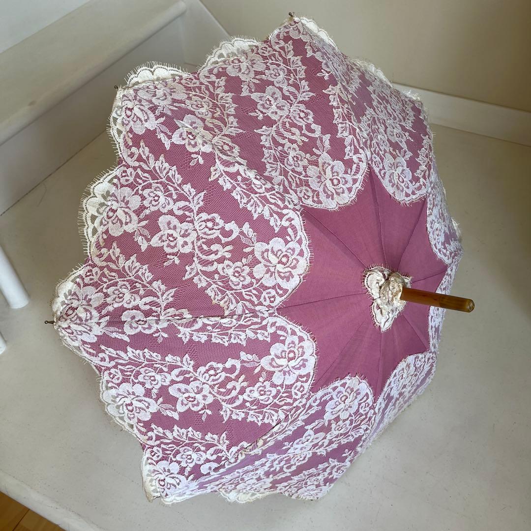 パリ アレクサンドルソジュフェール　 レース 日傘