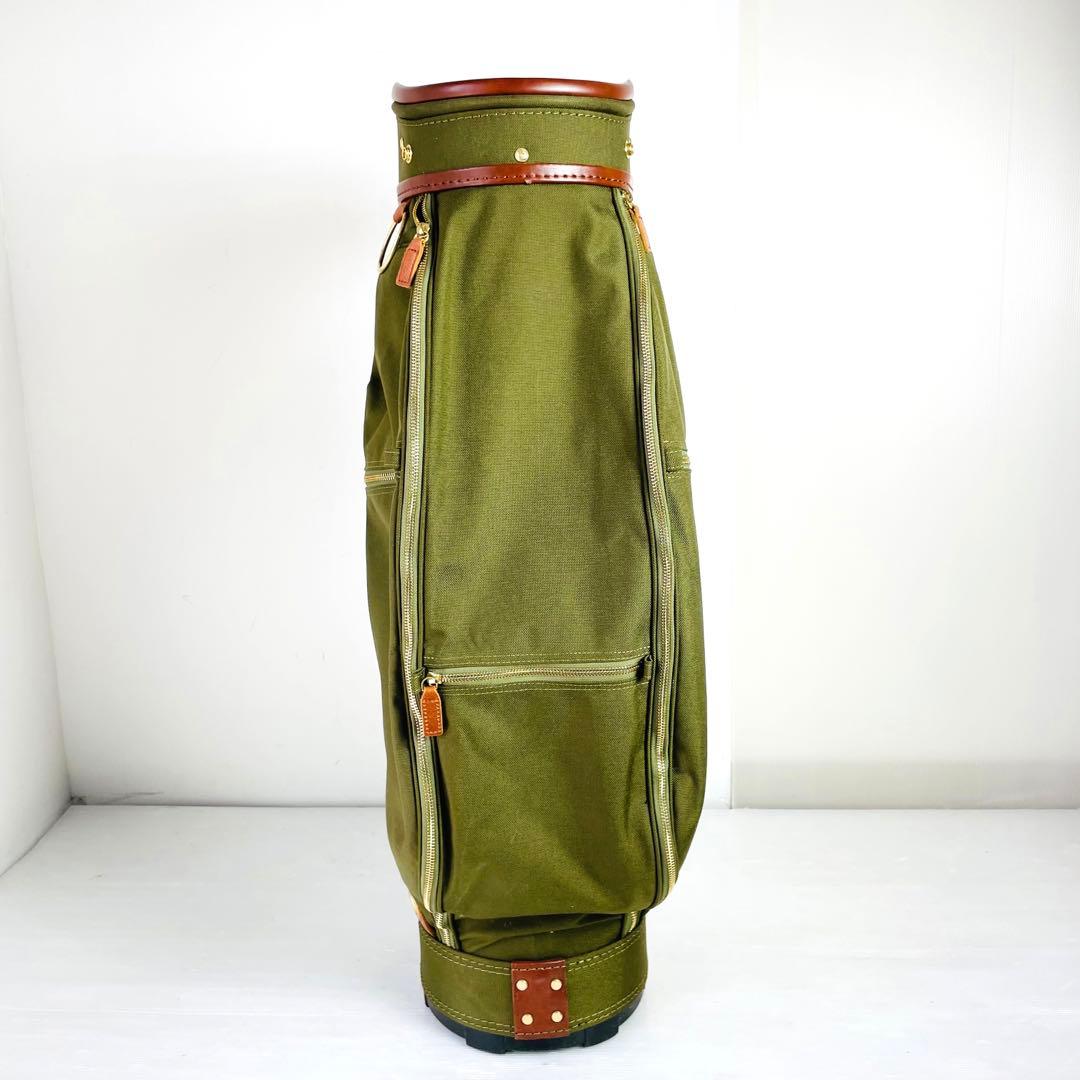 良品 コヤマゴルフ キャディバッグ ゴルフバッグ カートタイプ 日本製