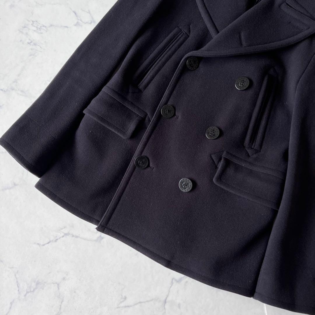 ポロ ラルフローレン ウール ピーコート 170 ネイビー　紺　pコート メンズ