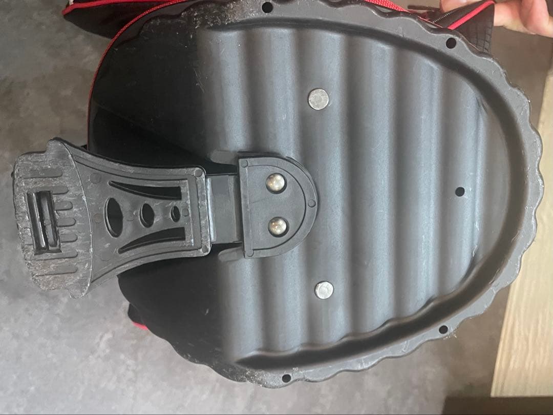 le coq sportif キャディバッグ 黒/赤