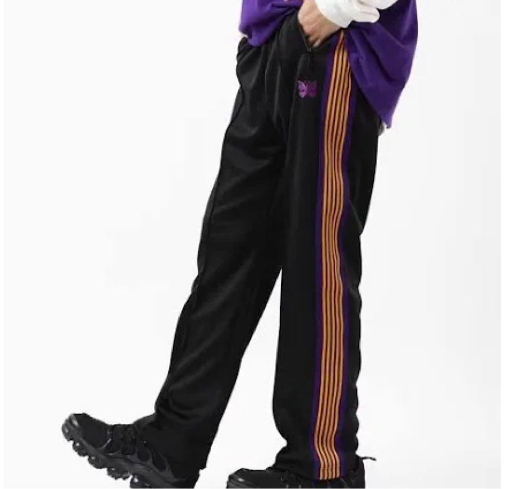 needles ヒザデルパンツ XL パープル ニードルス