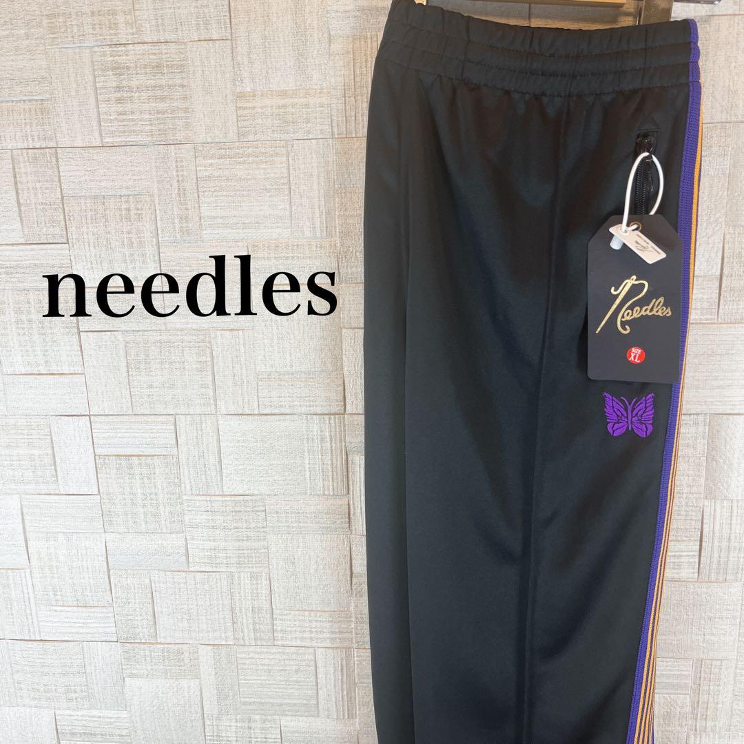 needles ヒザデルパンツ XL パープル ニードルス