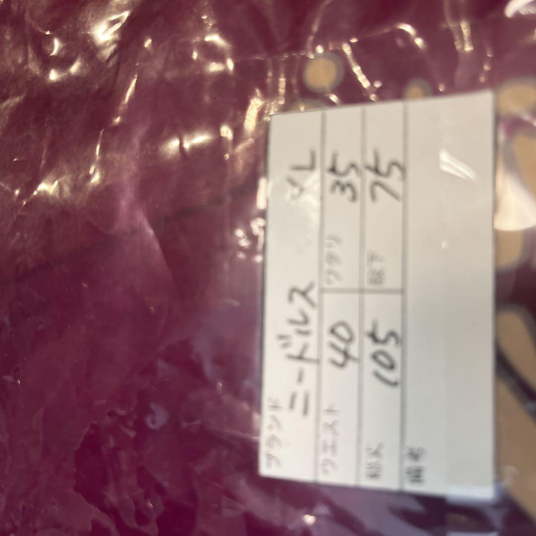 needles ヒザデルパンツ XL パープル ニードルス