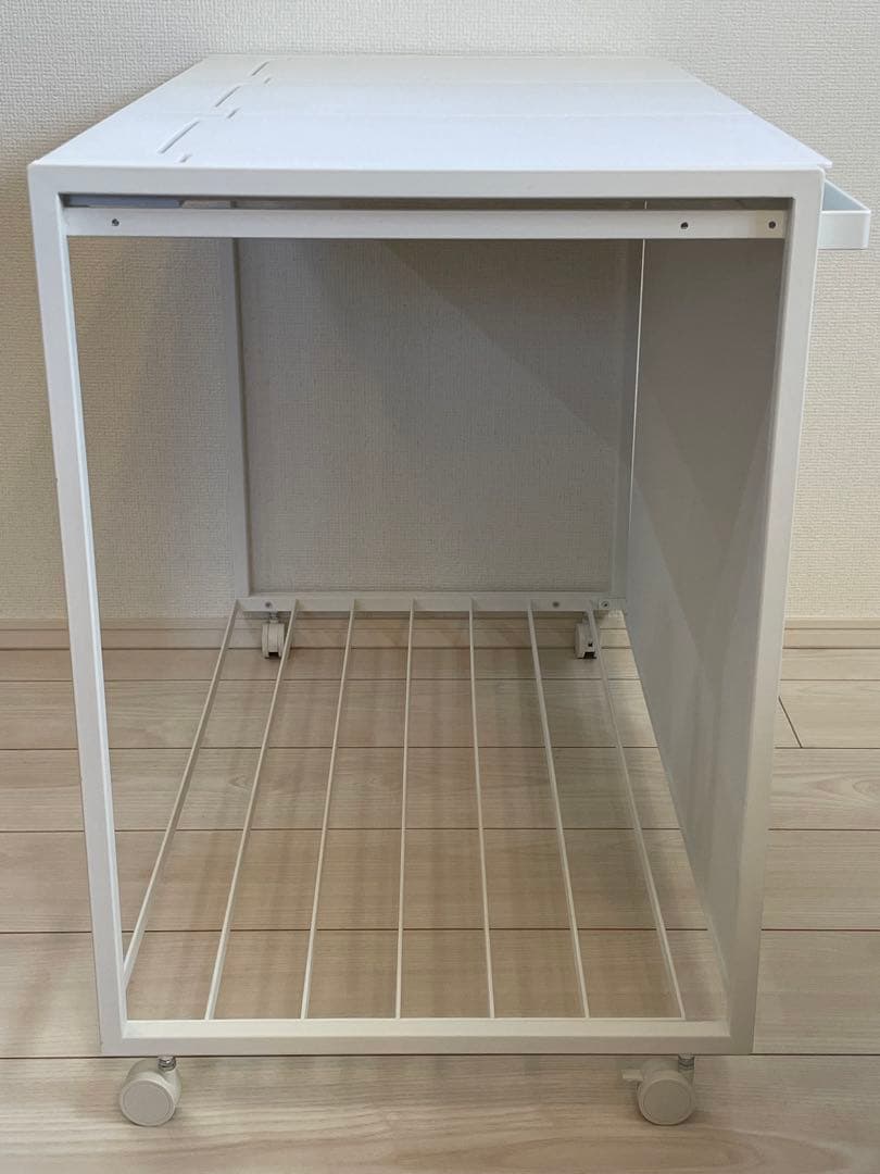 tower 山崎実業 3分別 ゴミ箱 ホワイト 45L 蓋付/目隠し・袋留め付