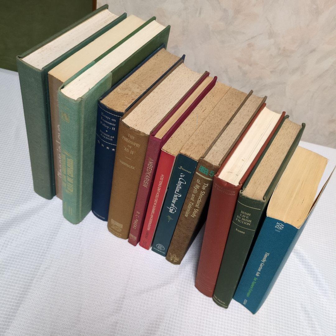 洋書古書 セット12冊　インテリア、店舗装飾