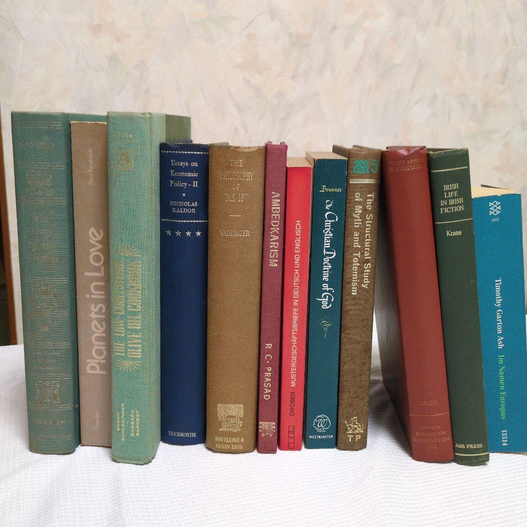 洋書古書 セット12冊　インテリア、店舗装飾