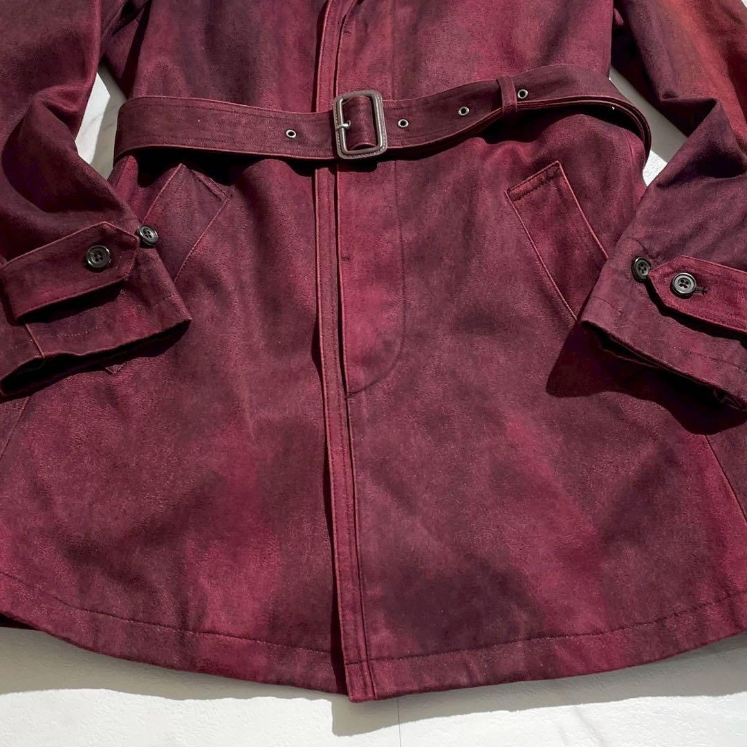 【極美品◦XL✨】トルネードマート スウェード調 ベルテッドコート ボルドー