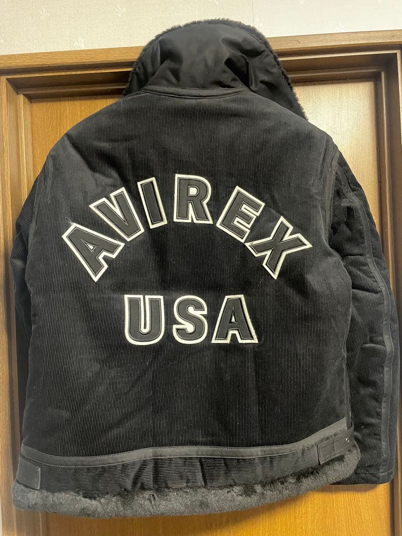 AVIREX ブラック フライトジャケット