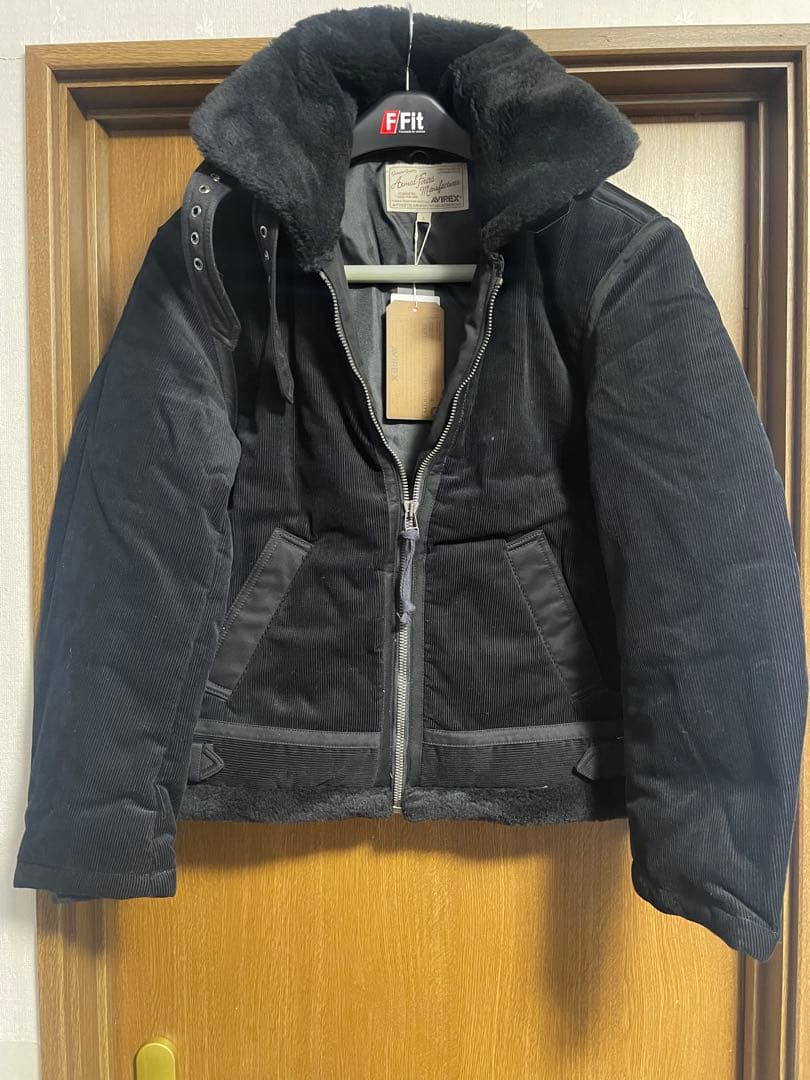 AVIREX ブラック フライトジャケット