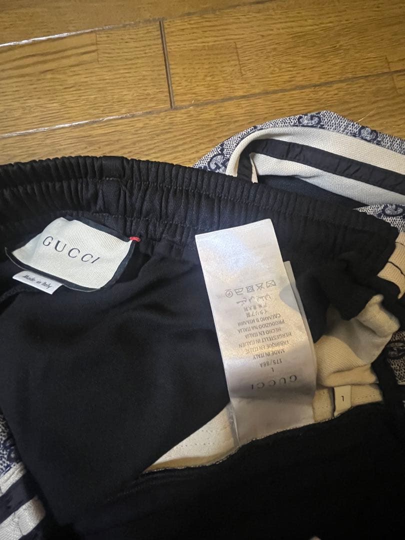 GUCCI ブラック アイボリー セットアップジャージ 大幅値下げ
