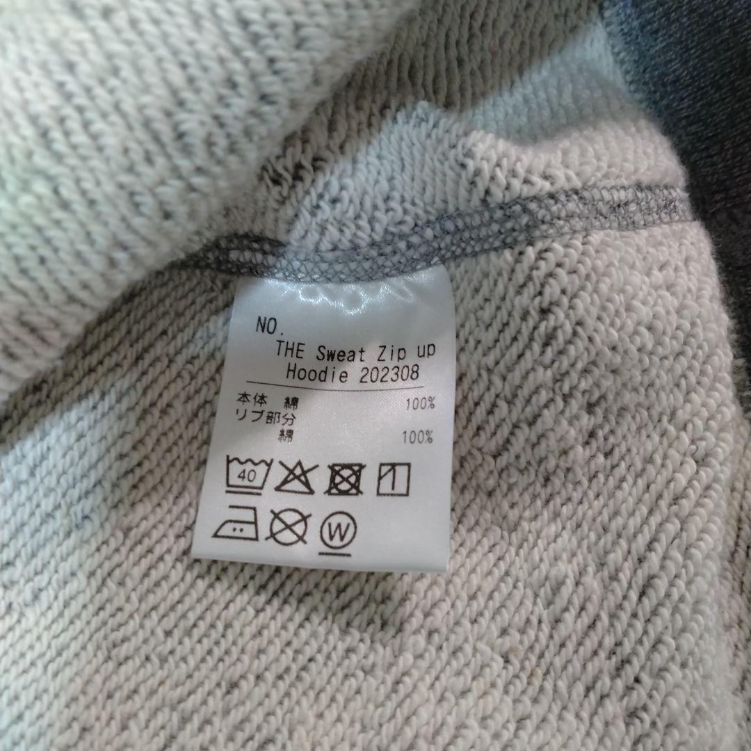 中川政七商店パーカーTHE Sweat Zip up Hoodie グレー