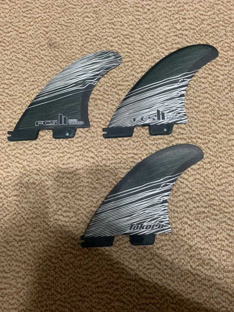 FCS II Tokoro サーフボードフィン 3枚セット
