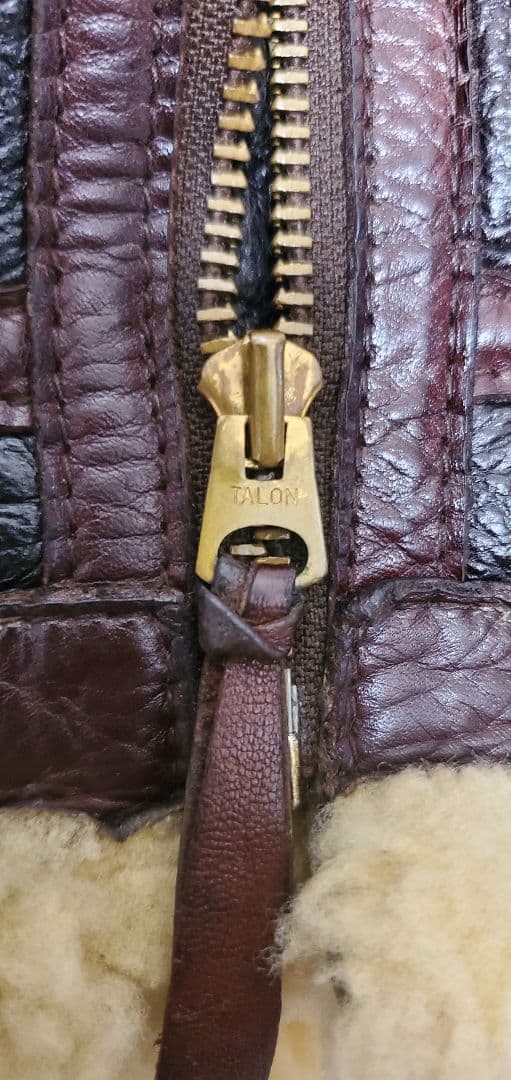 希少 エアロレザー B3 大戦モデル ムートン フライトジャケット