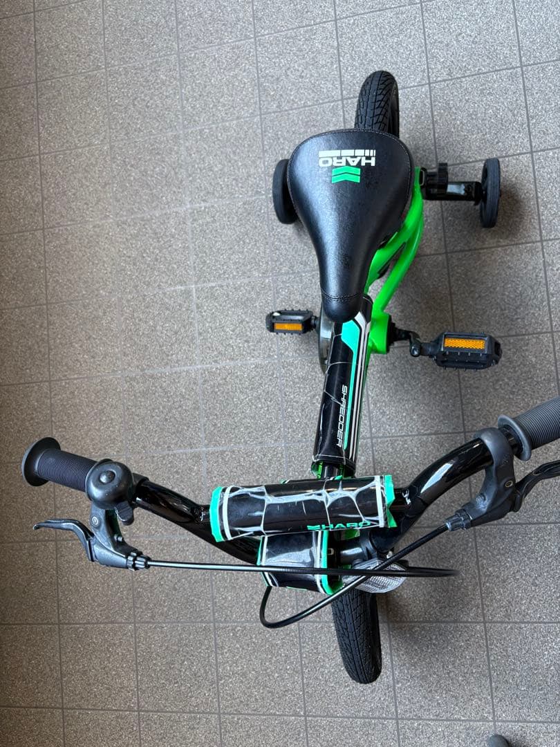 【12インチBMX】HAROBIKES SHREDDER キッズ自転車 補助輪付
