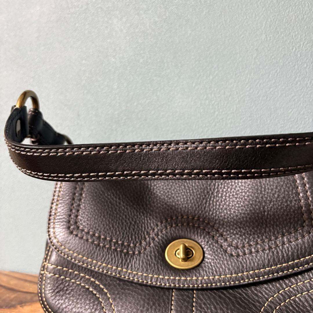 Y2K Coach コーチ チェルシー ターンロック ショルダーバッグ ブラック
