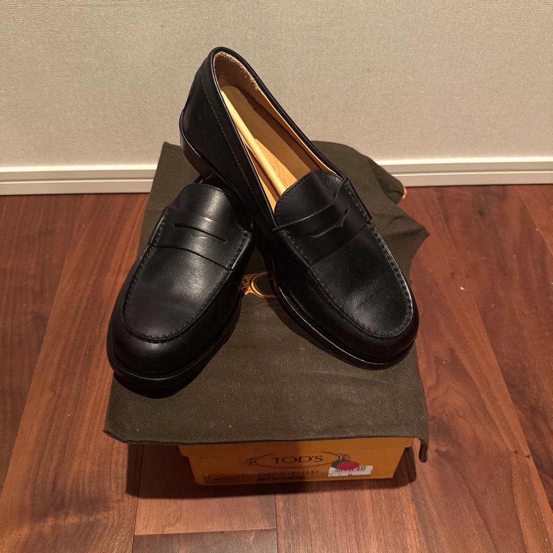 【新品未使用】TODS ローファー　ブラック　6
