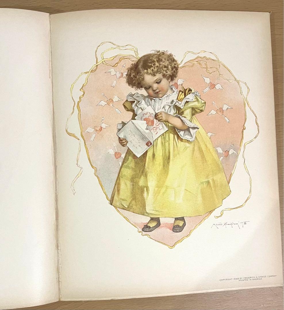 No282アンティーク 古書 洋書 赤ちゃん日記 成長記録 育児日記