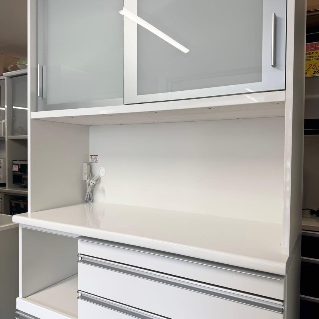 【超美品‼️】定価156,200円 松田家具 117cm幅キッチンボードNクラッチ