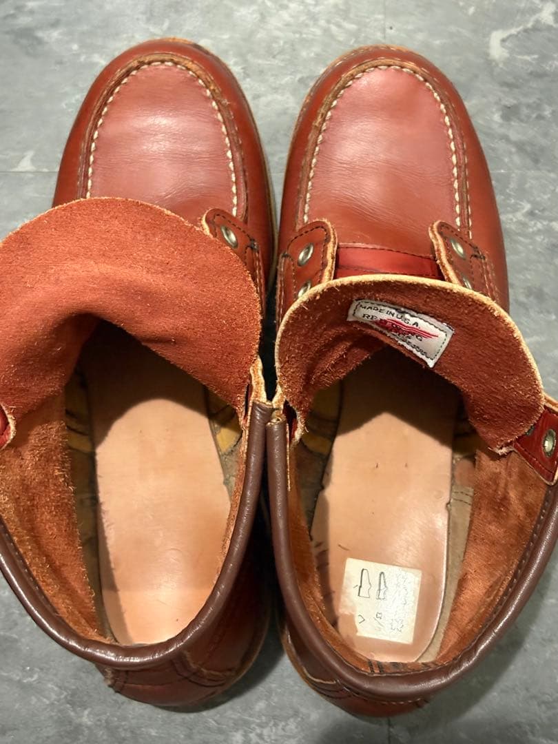 RED WING 8131アイリッシュセッター 刺繍羽根タグ&羽根刻印 希少