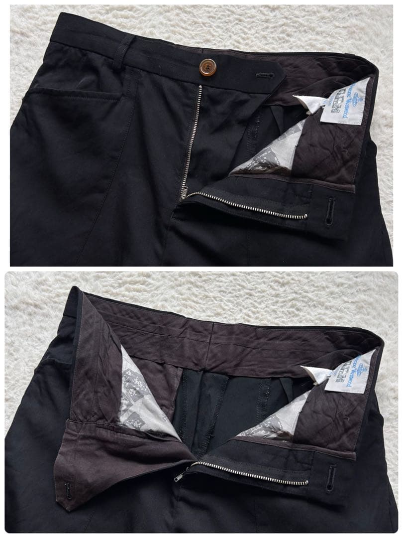 超激レア✨ヴィヴィアンウエストウッドマン 変形パンツ 立体裁断 黒 S ライカ期