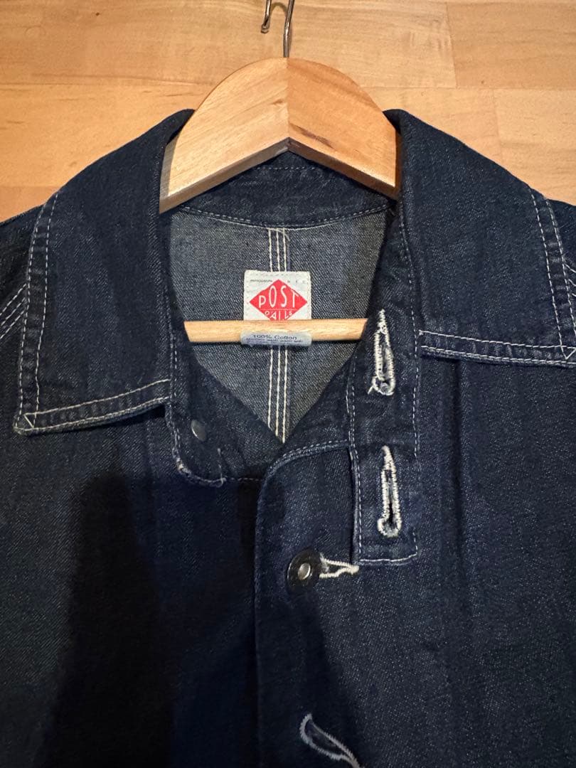 POST O'ALLS カバーオール デニムジャケット S アメリカ製