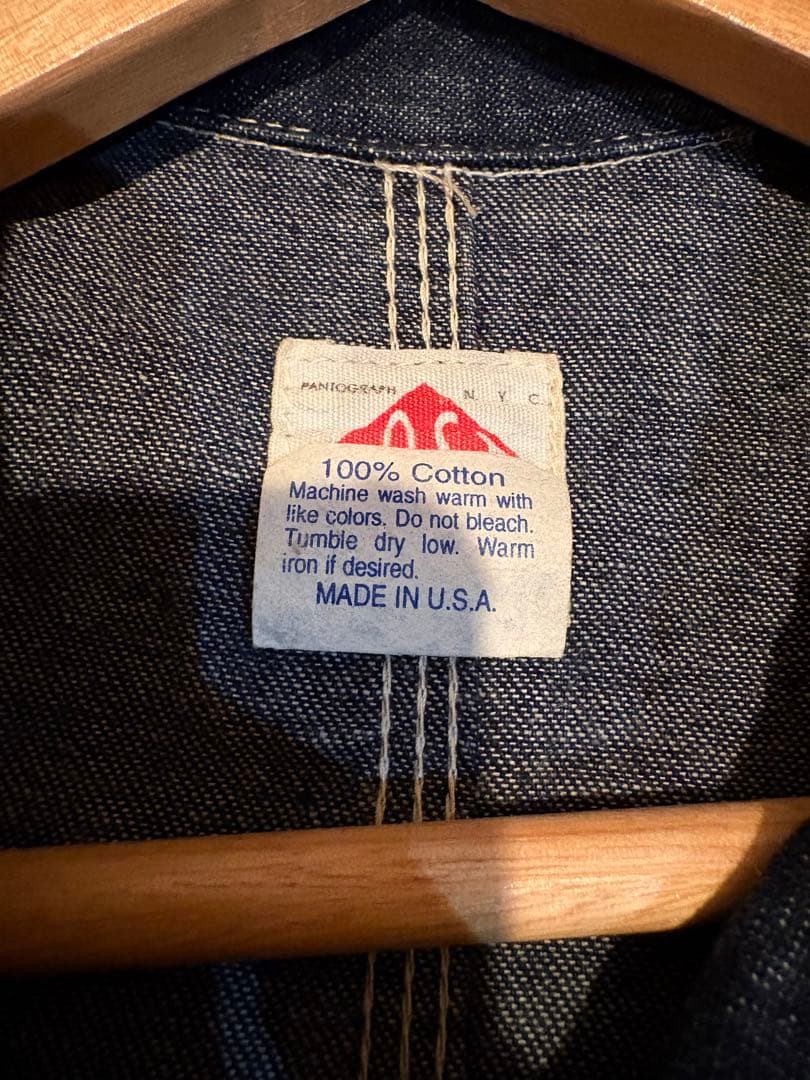 POST O'ALLS カバーオール デニムジャケット S アメリカ製