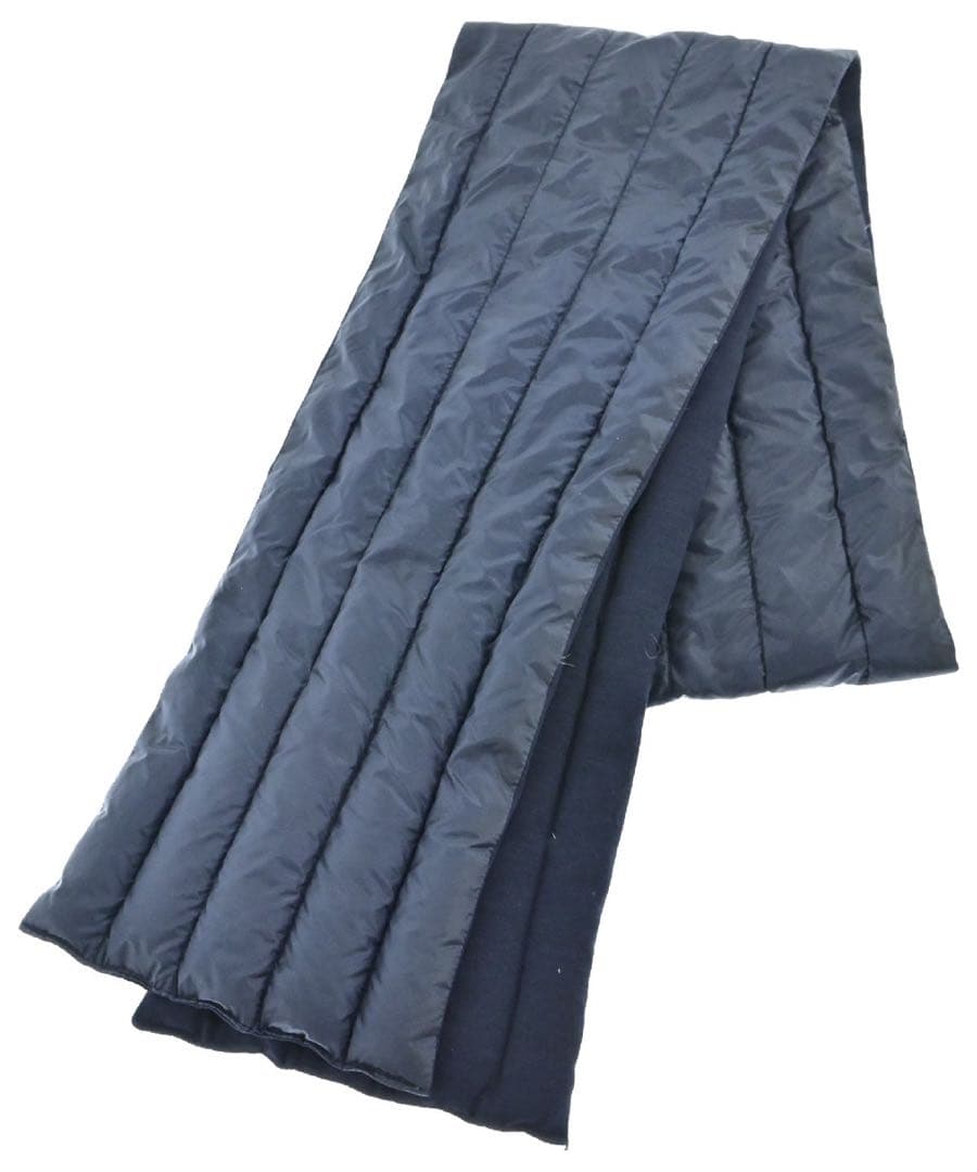 nanamica ネイビー キルティングマフラー