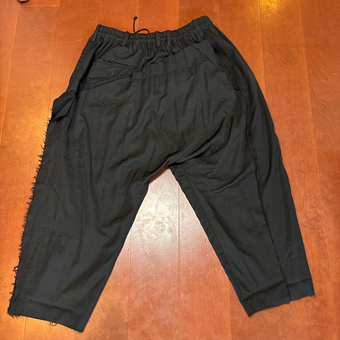 C*s様 Yohji Yamamoto三重パンツ 黒 ルーズフィット3