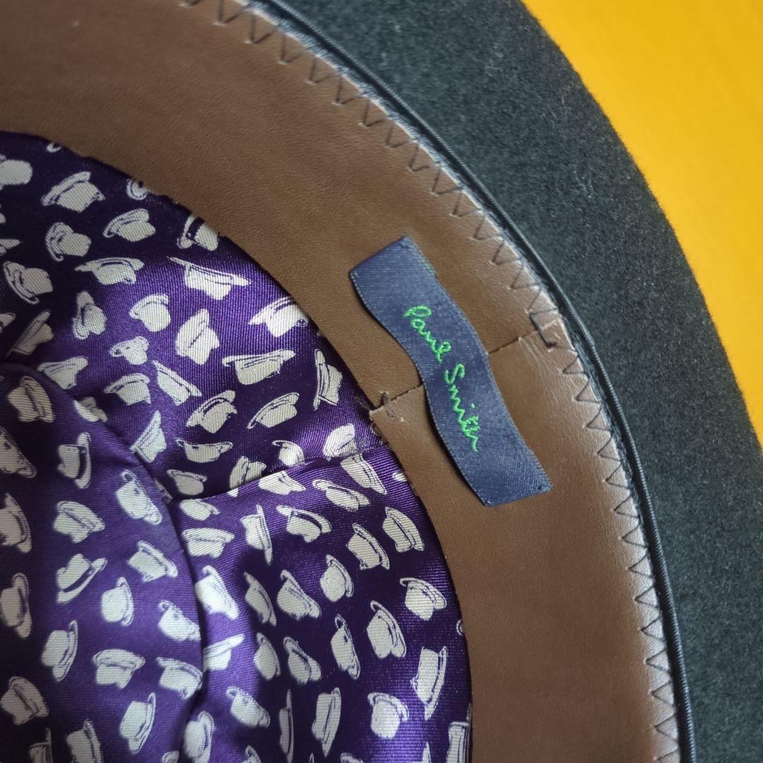 【希少】Paul Smith ポール・スミス　ボーラーハット　黒