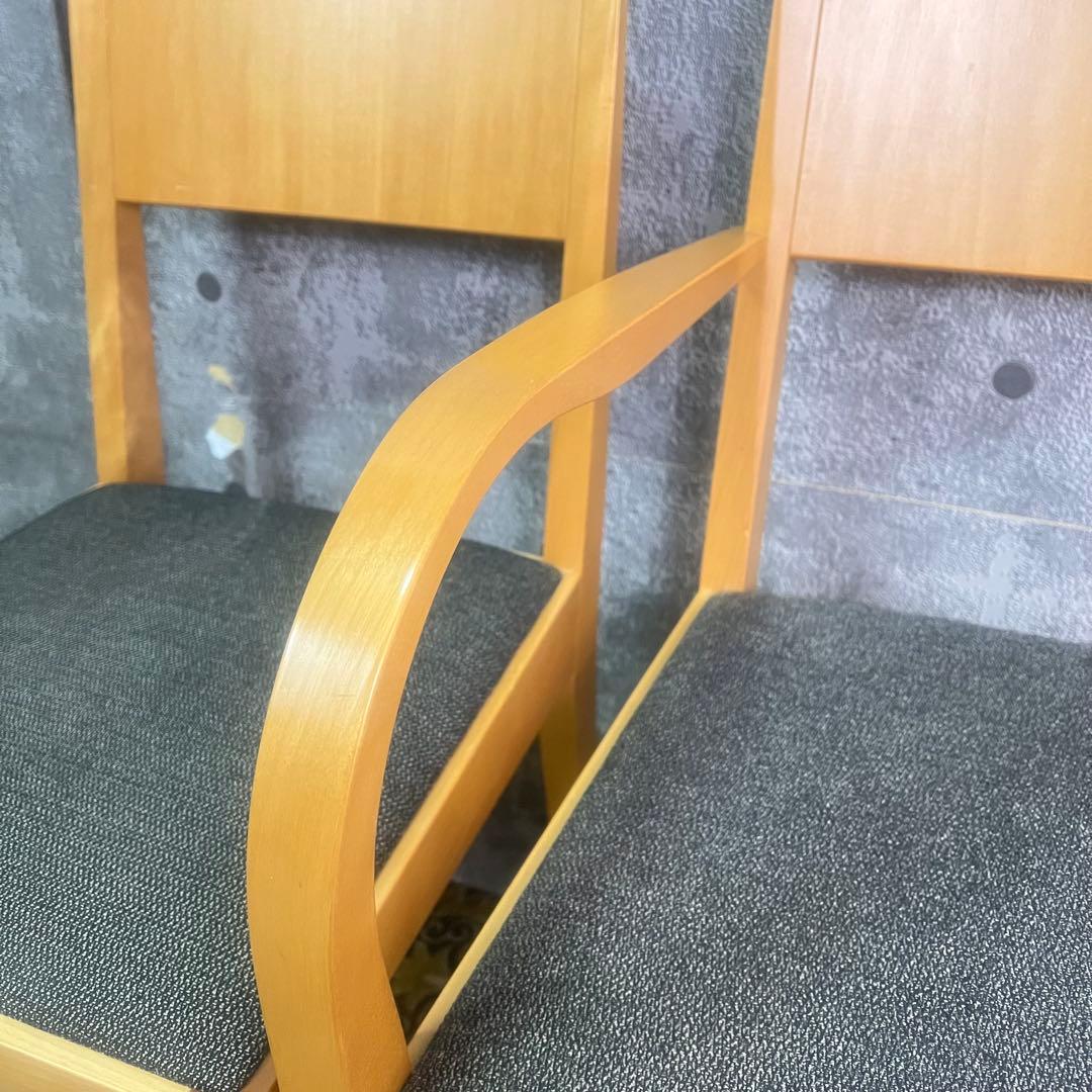 ꧁アルフレックス arflex꧂ダイニングチェア2脚 アーム食卓椅子 いす イス