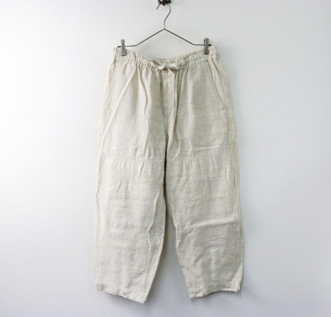 うさとの服　生成り　ワイドパンツ